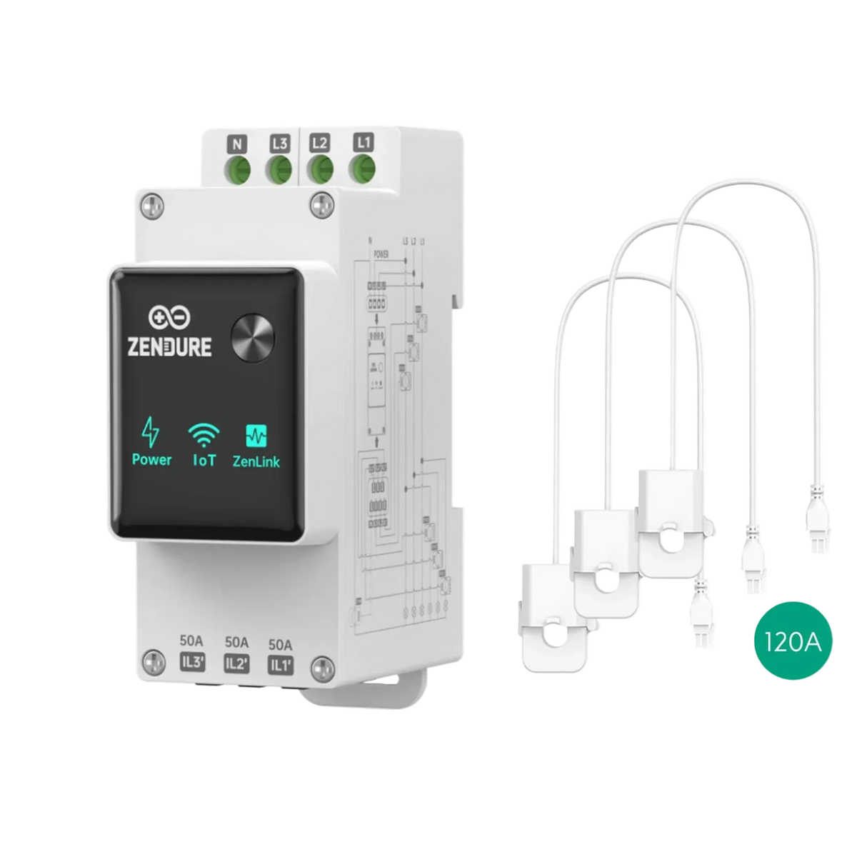 Zendure Smart 3CT-meter | 1-fase en 3-fase