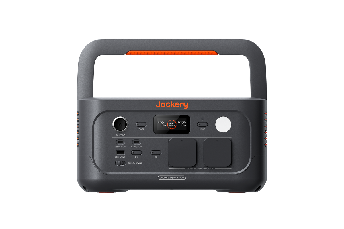 Jackery Explorer 500 V2 + Jackery 100W SolarSaga zonnepaneel