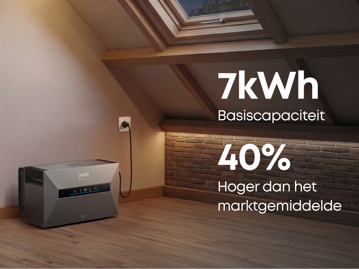 Anker SOLIX Solarbank MAX AC | 7 kWh + Gratis P1 meter