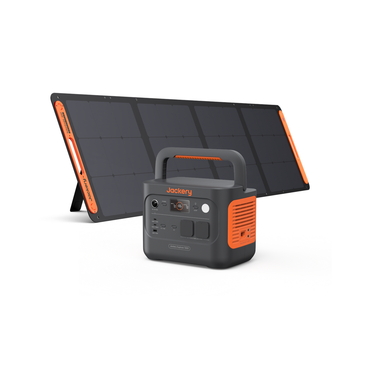 Jackery Explorer 1000 V2 & 200W SolarSaga zonnepaneel