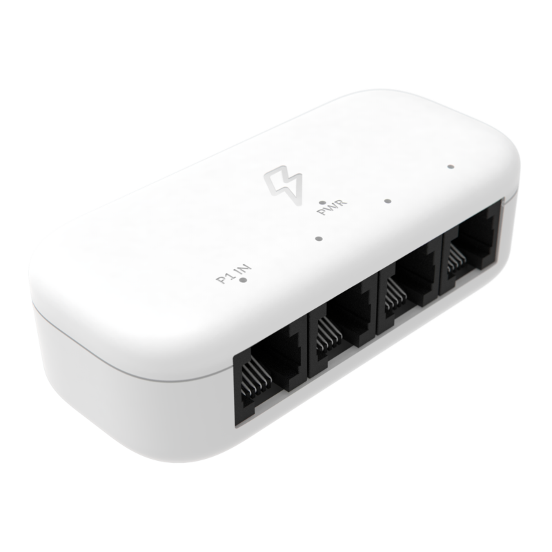 HomeWizard actieve P1 splitter met 3 poorten