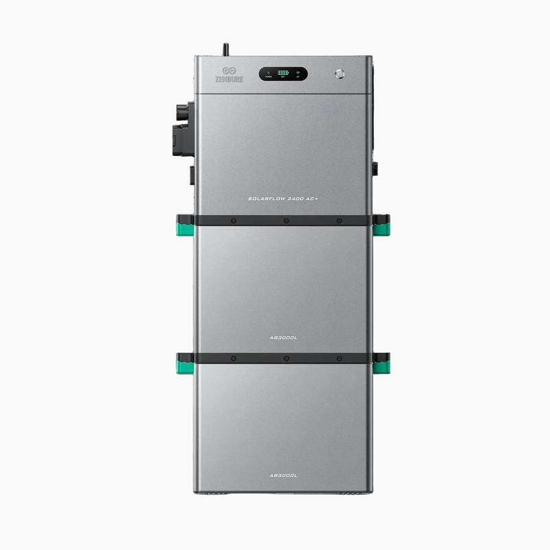 Zendure systeem met twee uitbreidingsbatterijen