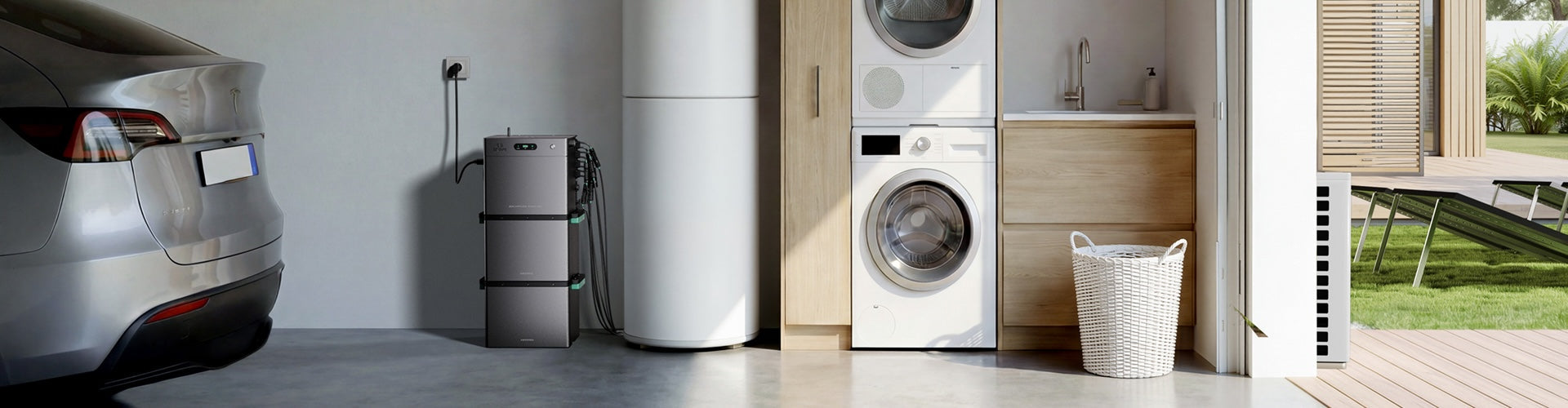 Plug-in home batteries