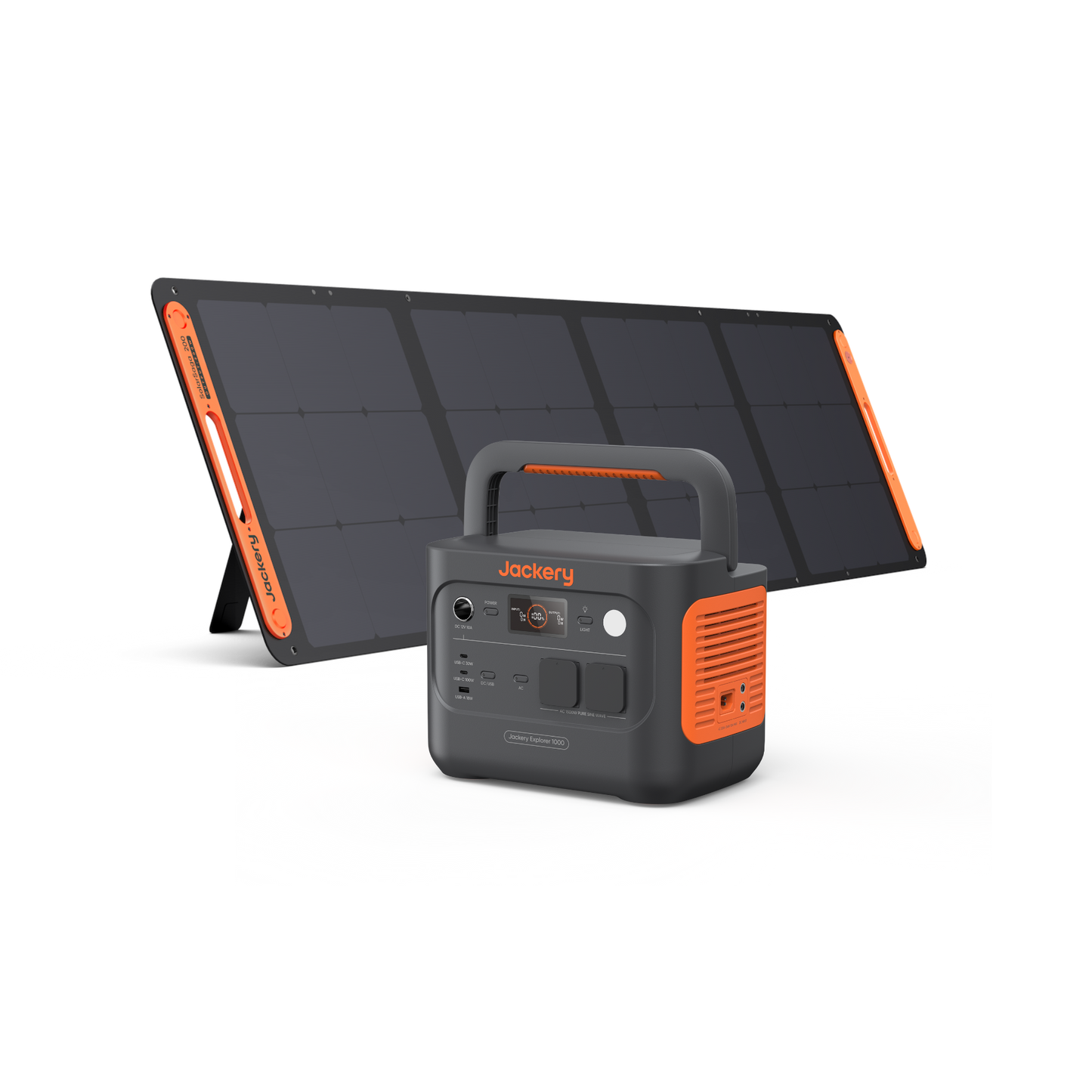 Jackery Explorer 1000 V2 & 200W SolarSaga zonnepaneel