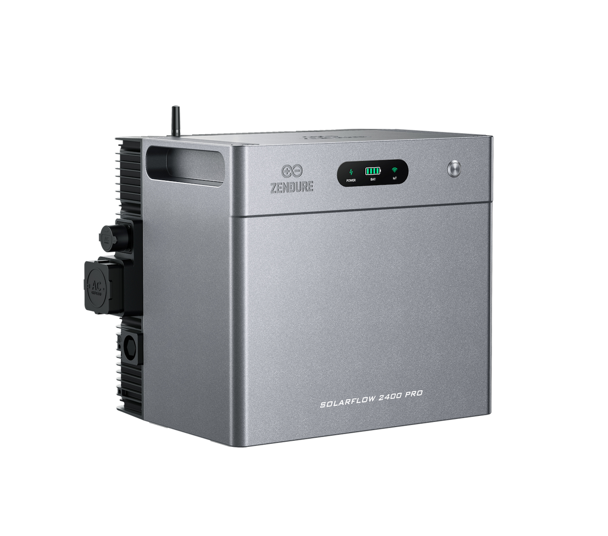 Zendure SolarFlow 2400 Pro, front left view